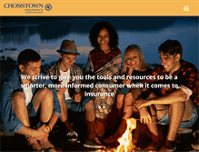 Tablet Screenshot of crosstowninsurance.com